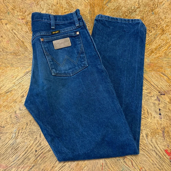 Wrangler Cowboy Cut Denim Blue Mens Jeans Pro Rodeo Competiton 13MWZPW 32x32 - Picture 1 of 7